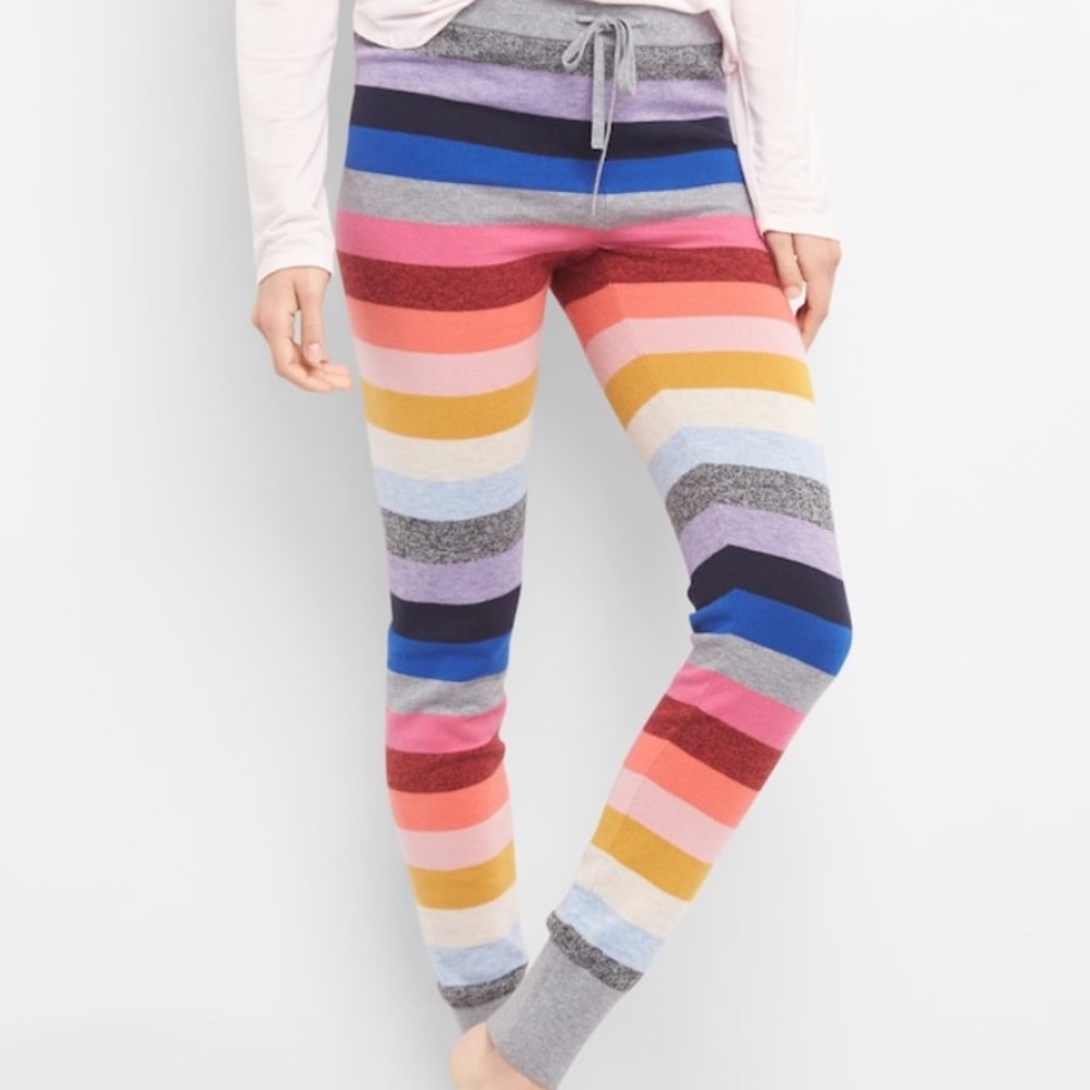 GAP striped sweater joggers